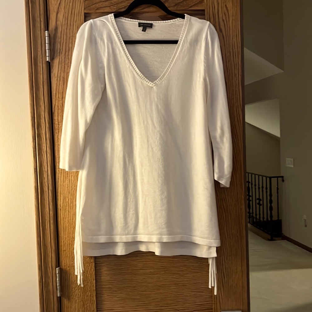 The Limited Off-White Long Sweater, Medium
